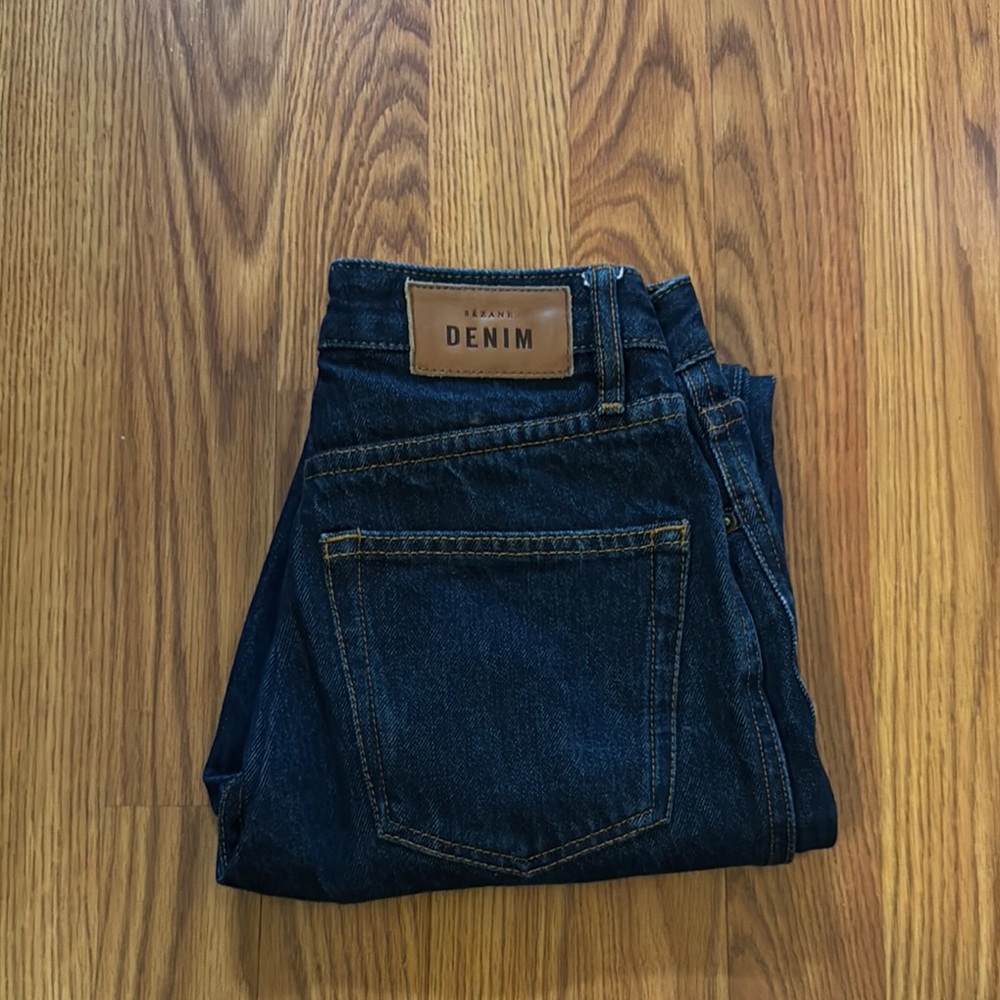 Classic Blue Sezane Denim Jeans